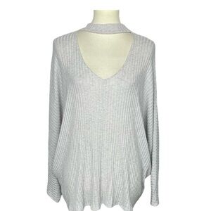 Urban Outfitters Ribbed V Neck Lightweight Sweater